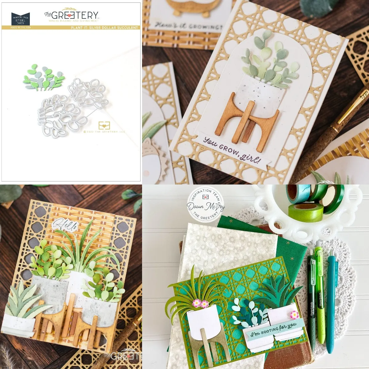 

Растение it: Серебряный доллар суккулент, высекальные металлические штампы, украшение для скрапбукинга, рукоделия, декор для альбома «сдела...