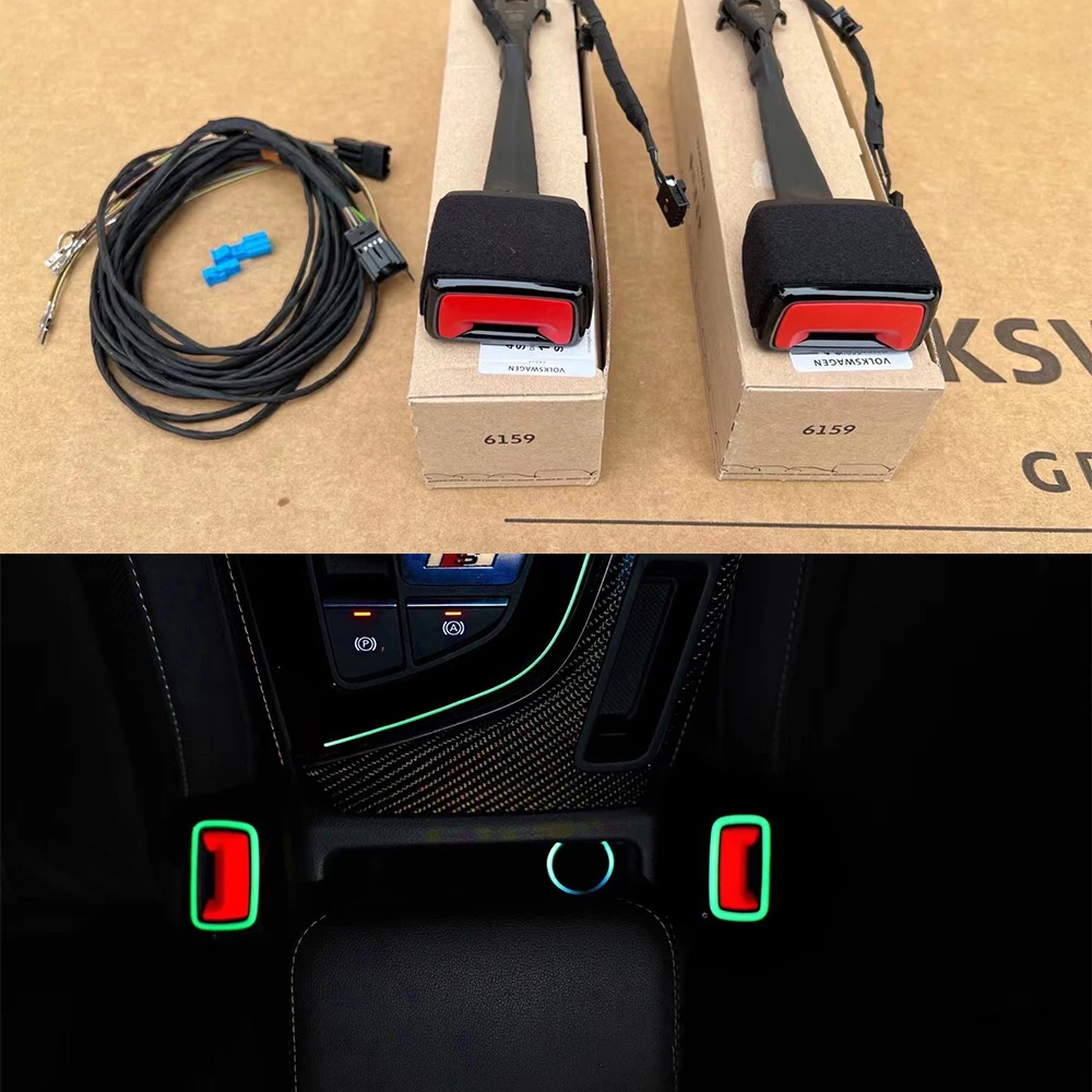 

For Audi A6 C8 Allroad A7 A8 D5 Q7 Q8 RS4 RS5 S4 S5 e-tron atmosphere light safety socket safety buckle ambient light