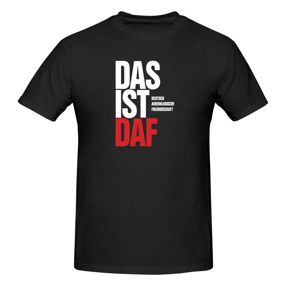 Мужская футболка Funny The First DAF White Version 01 топы с принтом свободные и облегающие