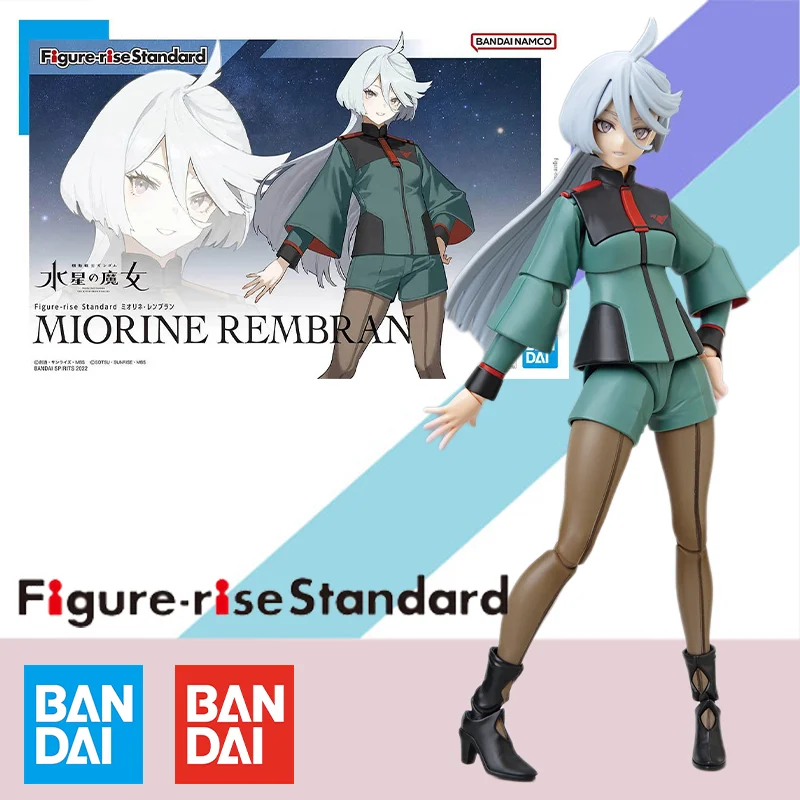 

Bandai Original Figure-rise Standard FRS Gundam Anime Model Miorine Rembran Figure Assembly Model Kit Toy Gift for Children Kids