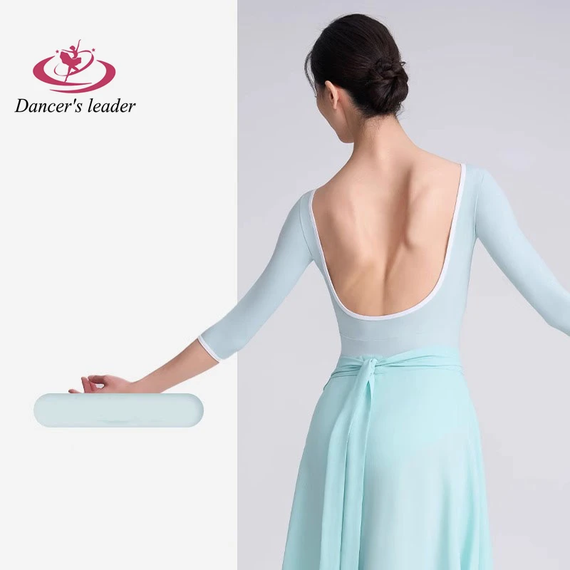 Балетный тренировочный костюм новый стиль с длинным и средним рукавом для