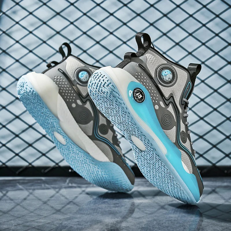 

Professional Men's New Basketball Shoes Non-Slip Sneakers Teenager High Quality Boys Sports Basketball Besign Training Shoes