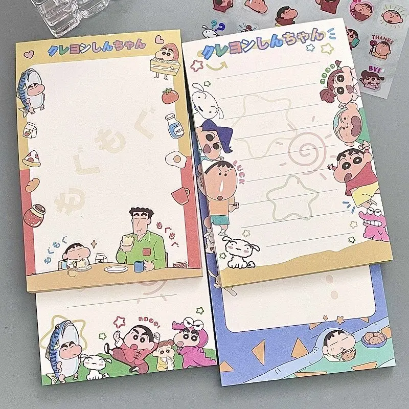 Карандаш Shin Chan A7 блокнот в стиле аниме маленький Kawaii отрывной неклейкий с героями