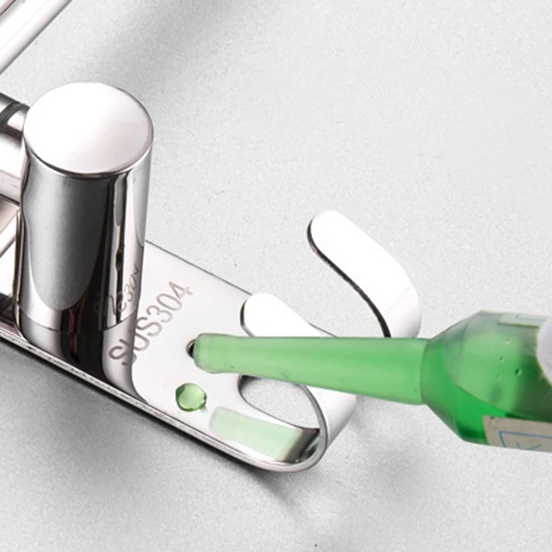 Поворотная вешалка для полотенец из нержавеющей стали с 2 ручками ванной комнаты