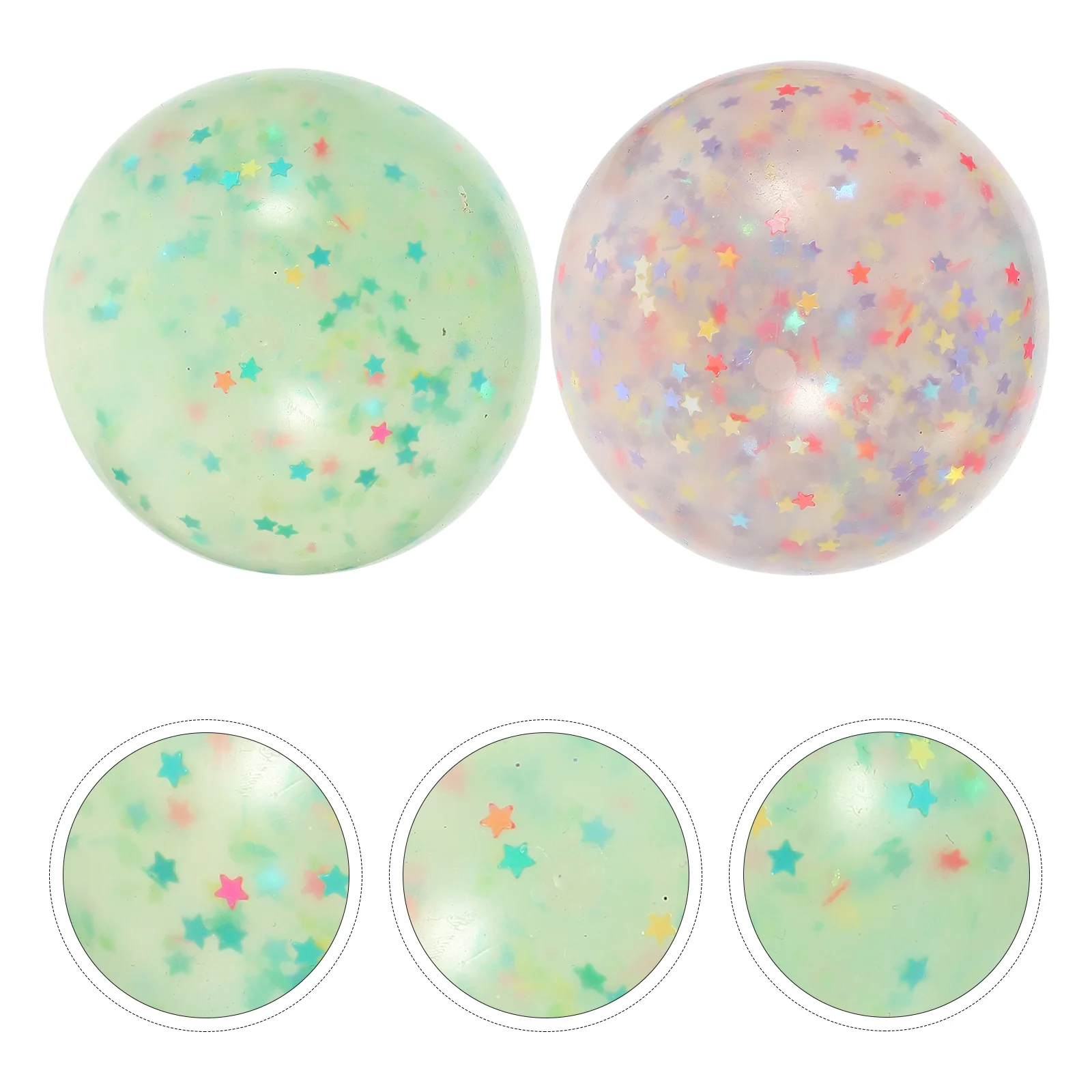 

2pcs Funny Stress-Relief Balls Lovely Pressure Vent Balls Funny Toys