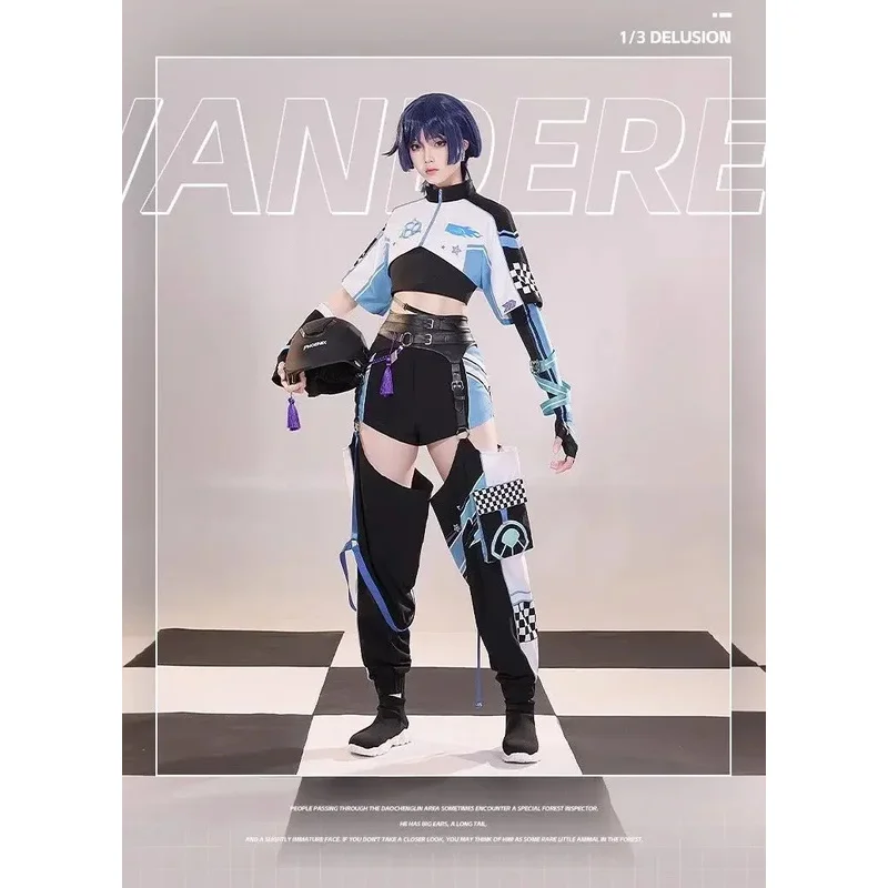 Фото didi 211【Wetrose】 Wanderer Racer Doujin Косплей Игра Genshin Impact SR Повседневная одежда Костюм Scaramouche Хэллоуин №1