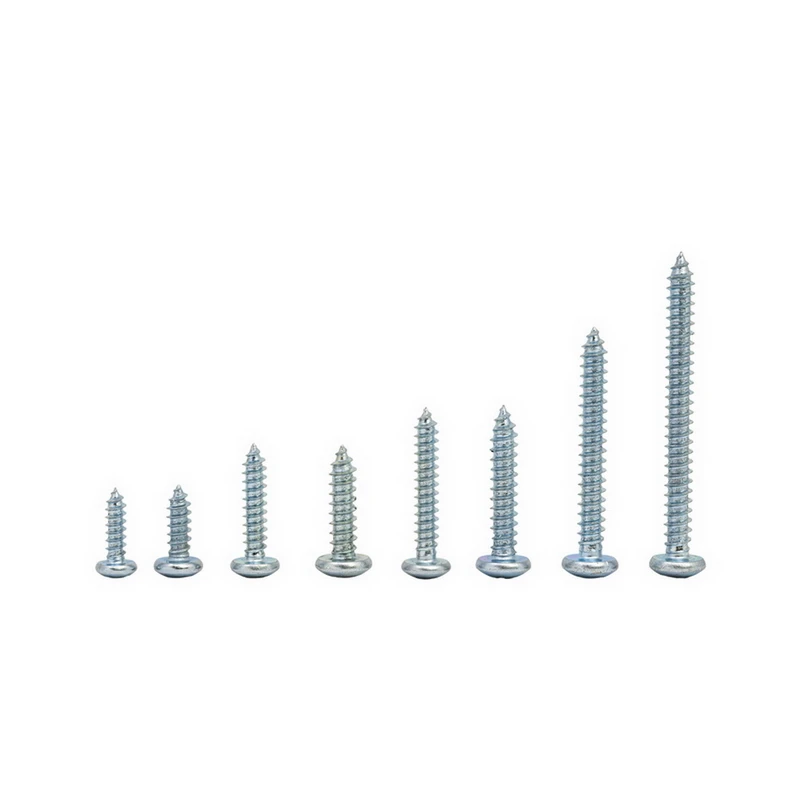 Самонарезающие винты с панорамной головкой Phillips из листового металла набор в