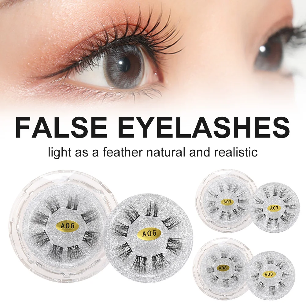 

Segmented False Eyelashes 8 Clusters Individual Fake Lashes Natural Fluffy Lash For Grafting Eyelash Extension Eye Makeup Tool