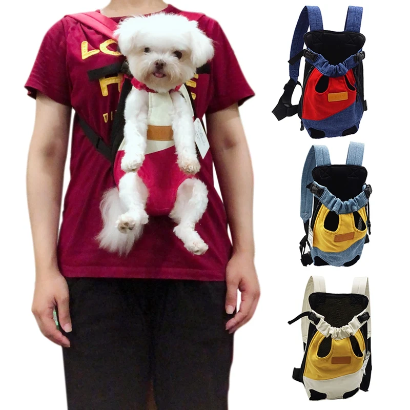 

Pet Dog Carrier Backpack Breathable Bags for Small Dog Cats Puppy Double Shoulder Bag OutdoorTravel Pet Products Accessories
