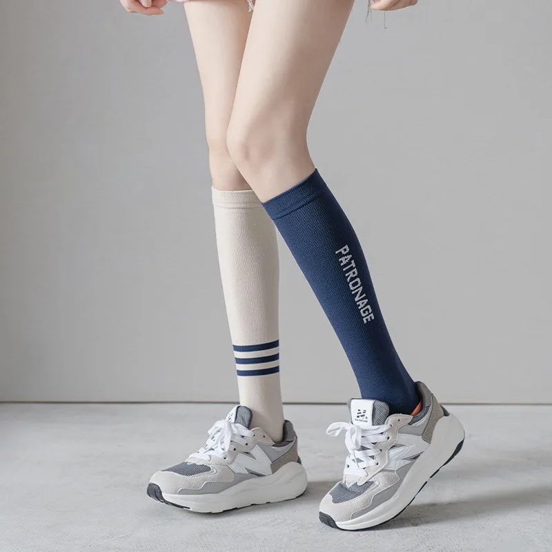 Женские носки до середины икры в стиле A/B весенне-осенние высококачественные для