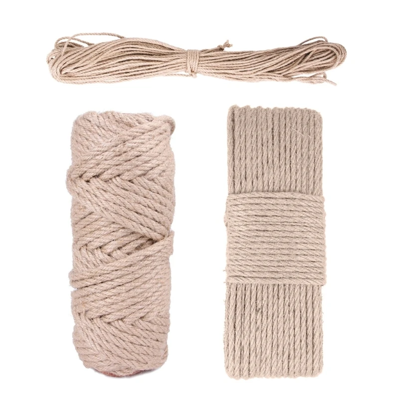 

Natural Sisal Rope For Crafts, Cat Scratching, Home Decor, Sisal, Crafts, Decoration, Camping, Handmade DIY Drop Shipping