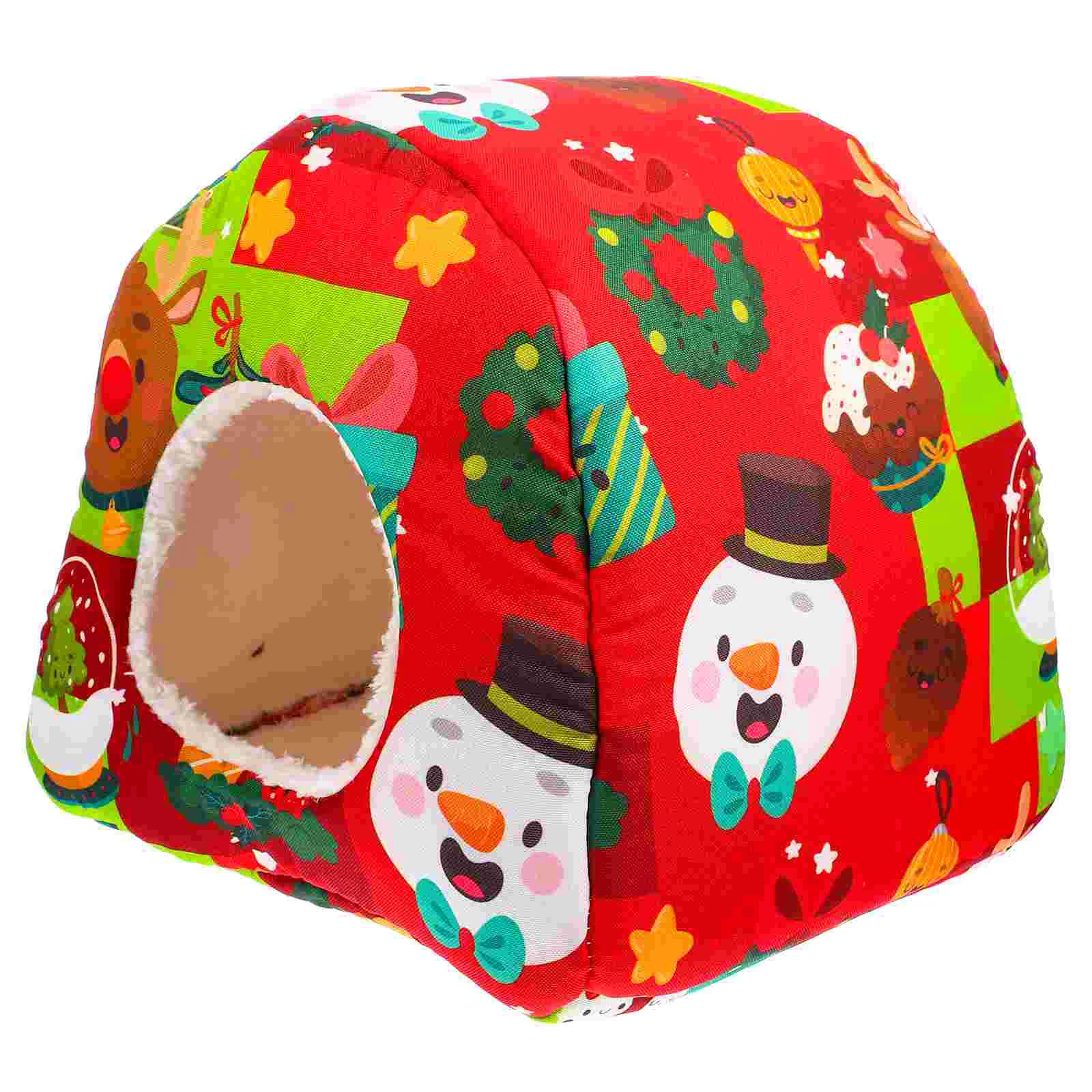 

Hamster Bed House Warm Nestwinter Guinea Hideout Cave Parrot Small Hedgehog Rat Animal Bird Hideaway Nesting Hanging Bedding