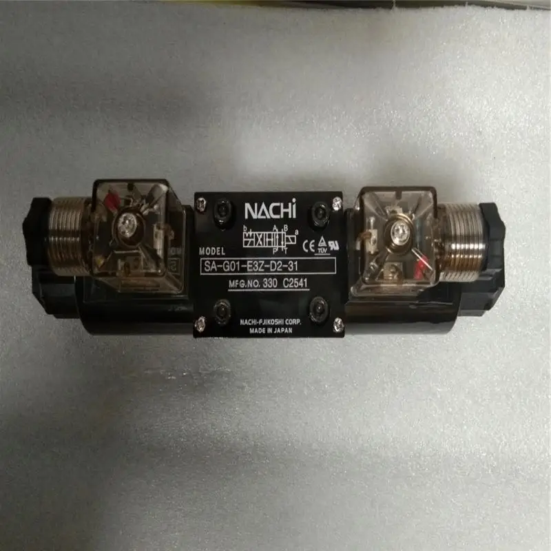 

NACHI Solenoid Hydraulic Valve Directional Control Valve MODEL SA-G01-E3Z-D2-31 NACHI FJIKOSHI CORP. MADE IN JAPAN