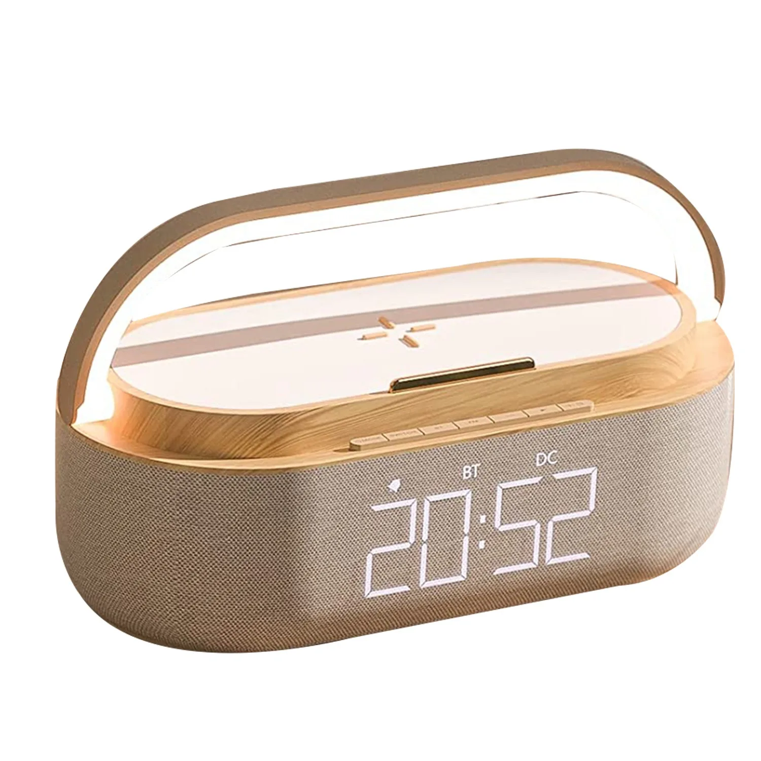 Radio With Bluetooth Speaker,15w Wireless Charger, Dual ,adj