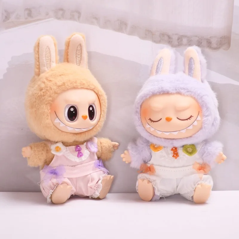 Комбинезон свежего цвета для кукол Labubu возрастной стиль плюшевых друзей