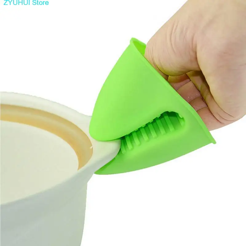 

1pcs Kitchen Silicone Heat Resistant Clips Insulation Non Stick Anti-slip Pot Bowel Holder Clip Cooking Baking Oven