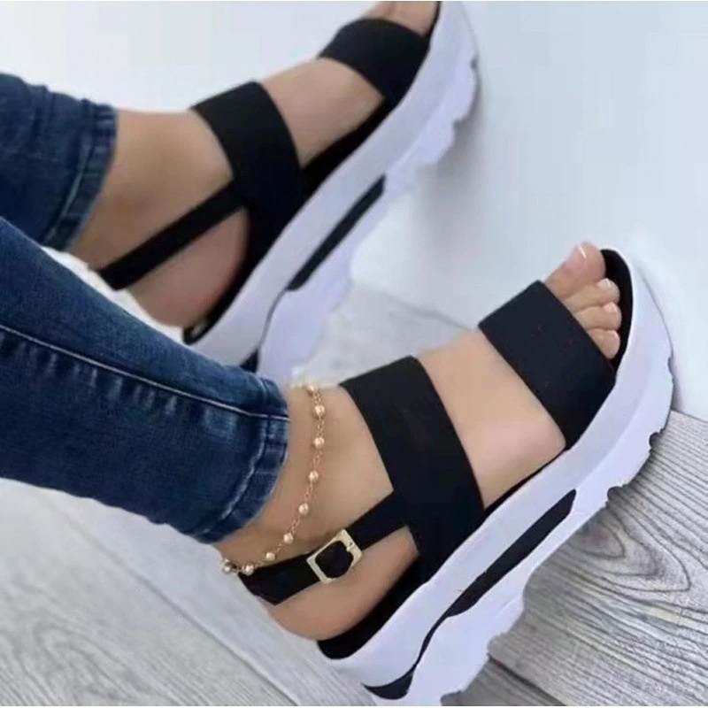 2023 Summer Sandals for Women Fashion Platform Sandals Wedge  Casual Shoes Lightweight Heeled Sandalias Mujer Flip Flops Zapatos