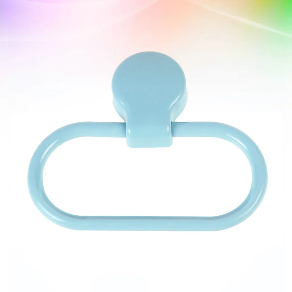 

Towel Ring Hand Rings Rack Bathroom Holder Hanger Walladhesive Mount Drilling Bath Swing Rag Bar Kitchen Small Modern Drillstick