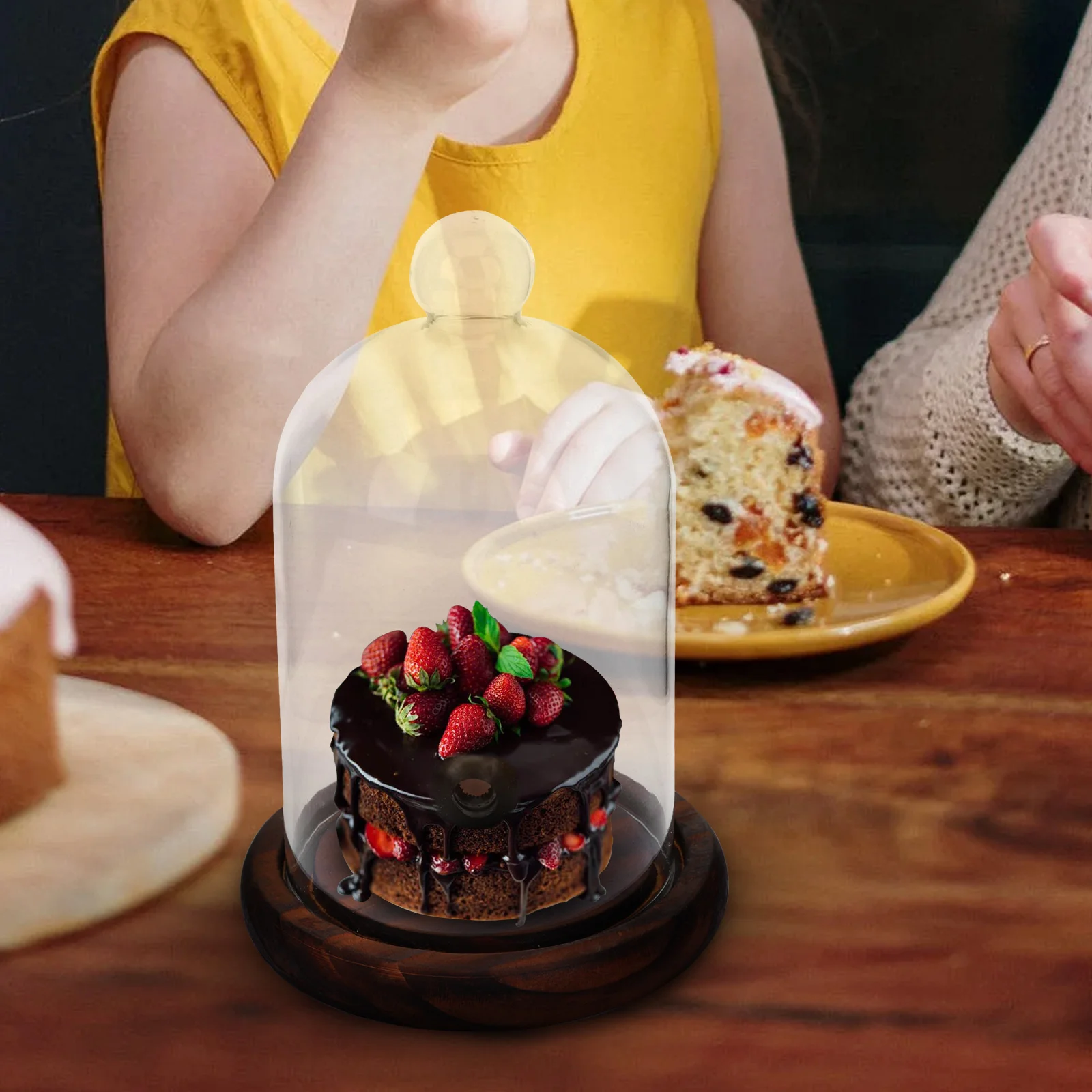 

Glass Hood Snack Cover Food Lid Cuisine Practical Water Tank Western