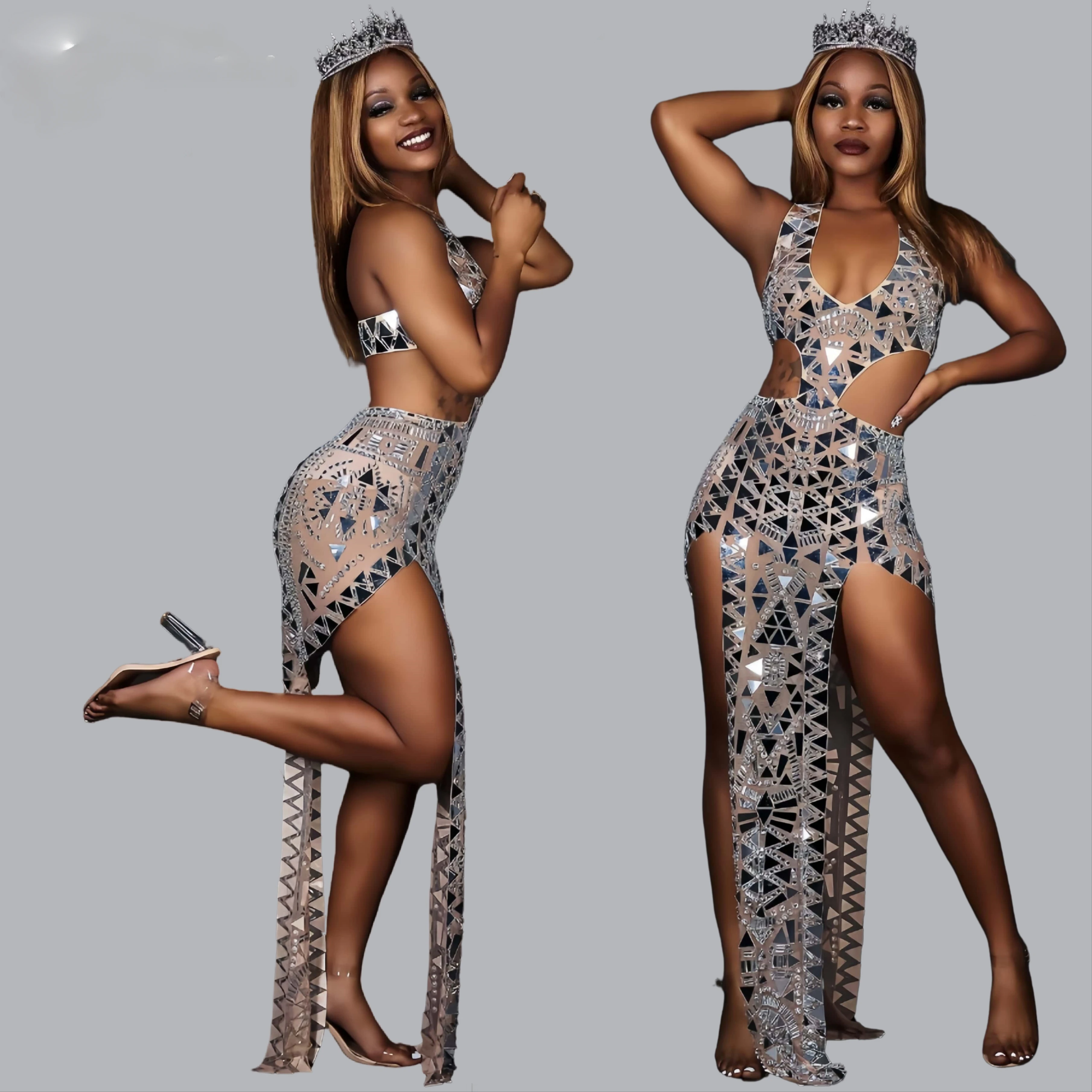 Зеркальное платье Victa