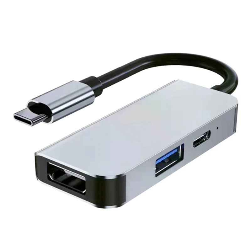 

Многофункциональная плата расширения типа C к HD 4K/30Hz + Pd + USB3.0 HDMI USB3.0 HD конвертер стандарта PD