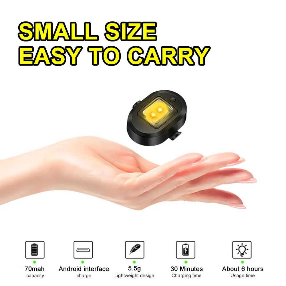 

Универсальный стробоскоп для дрона с дистанционным управлением, беспроводной минисветильник рный светильник Mavic, Аккумуляторный ночник, а...