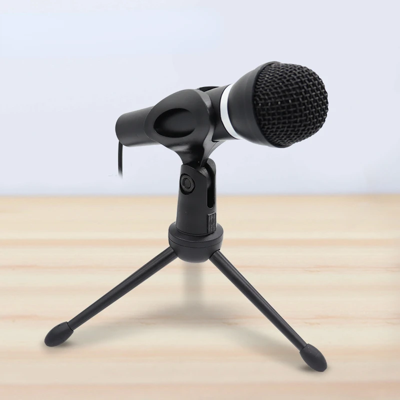 

Hot Sales for PC YouTube Video Skype Chatting Gaming Podcast Recording microphone Microphone 3.5mm Home Stereo MIC Desktop Stand
