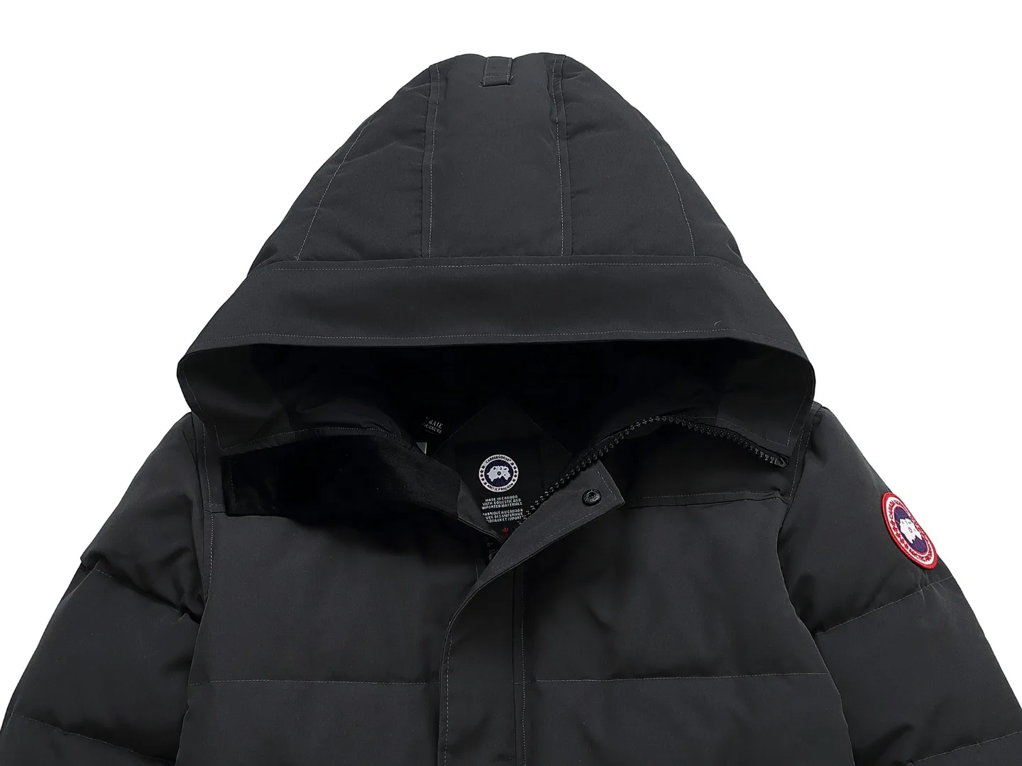пуховик Canada Goose Новый зимний теплая куртка с капюшоном 90% белый утиный