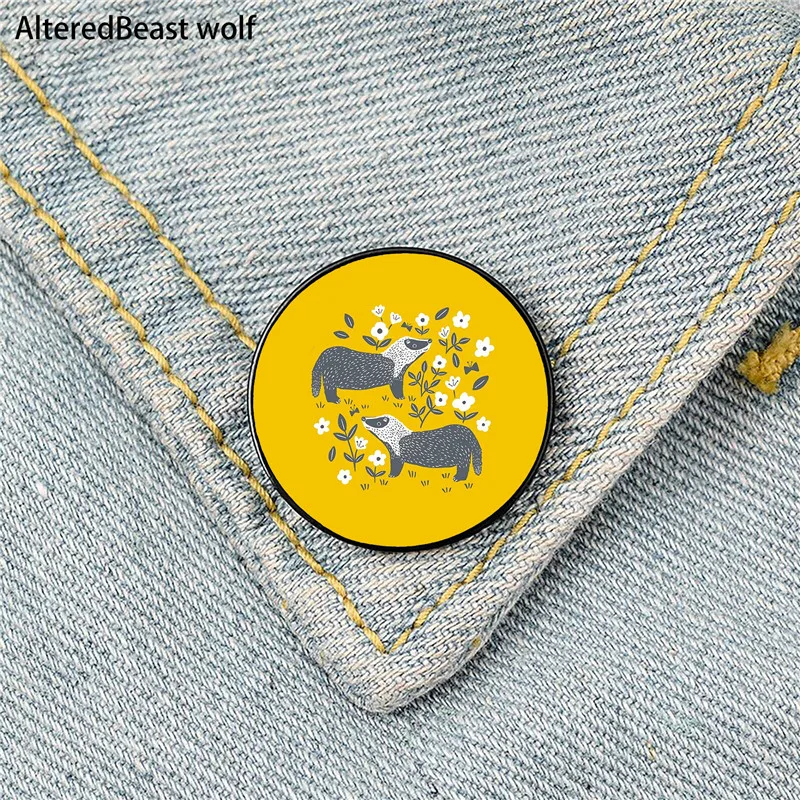 

Забавные Броши с рисунком барсука на заказ