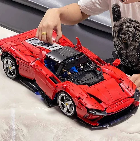 

3778Pcs/Set Technical Compatible 42143 Ferraried Daytona SP3 Supercar Building Blocks Car Model Bricks for Adult Gifts