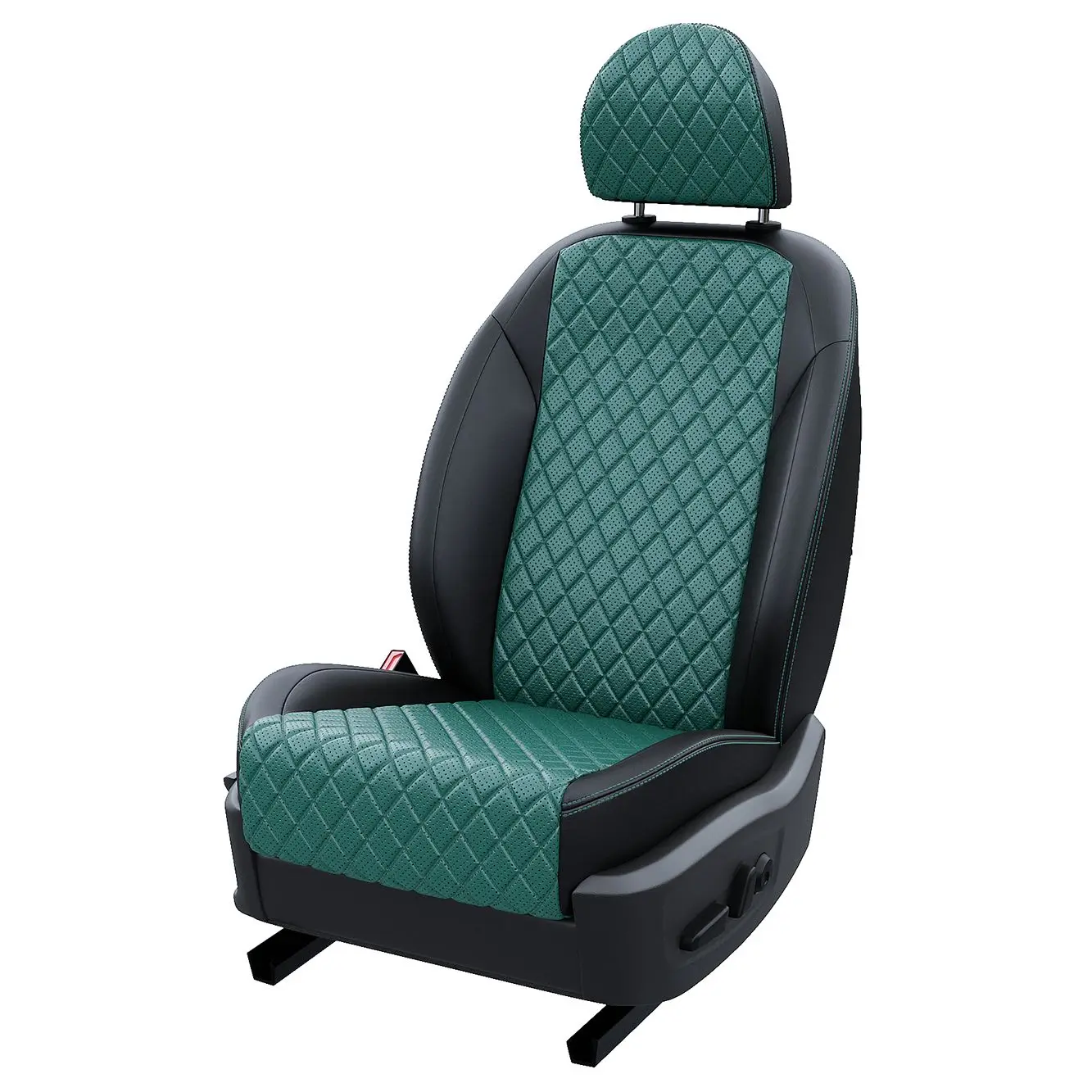 Чехлы на Шкода Суперб 2 2013-2015 Экокожа с ромбом