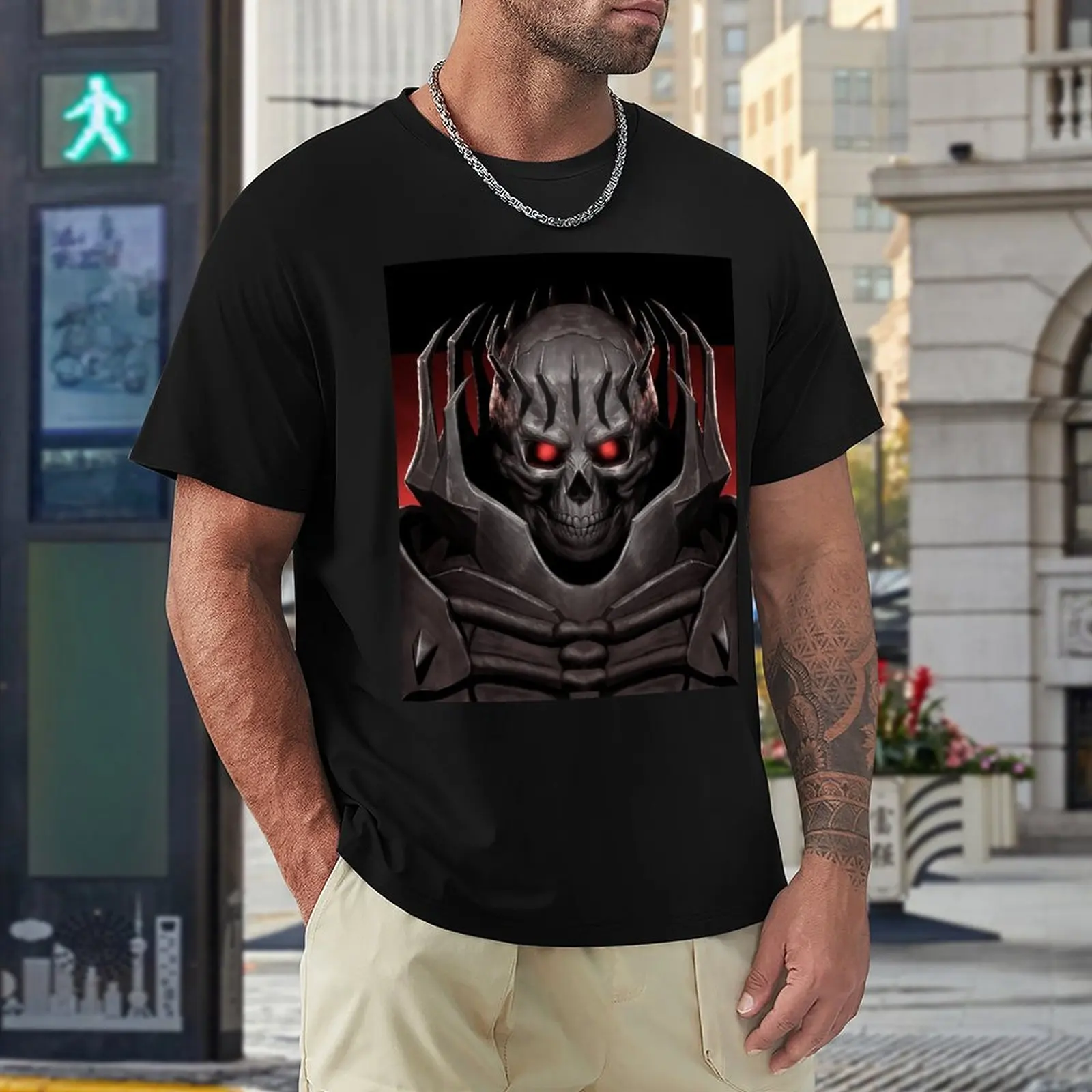 

Novelty Skulls of Knight Berserk Classic 2 Top Tee Vintage Activity Competition USA Size
