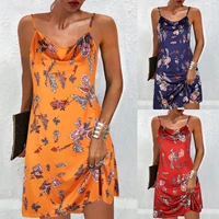 2022 summer new womens casual loose sling dress fashion sexy party dresses female lady clothing