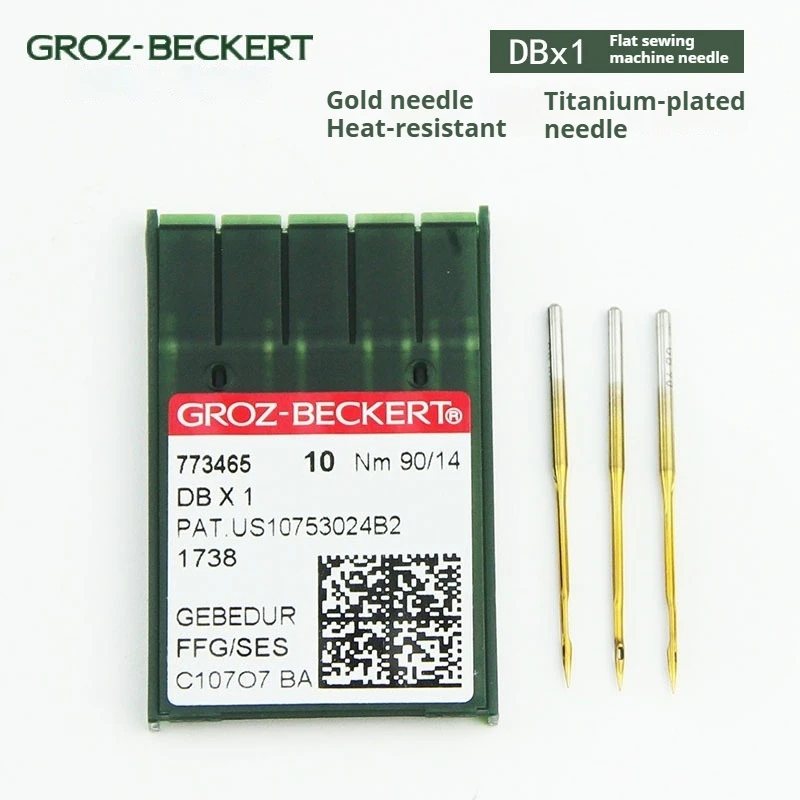 Фото DBX1 GEBEDUR термостойкие иглы для швейных машин Groz-Beckert для промышленных аксессуаров для стежков DB * 1 16x257 JUKI BROTHER №1