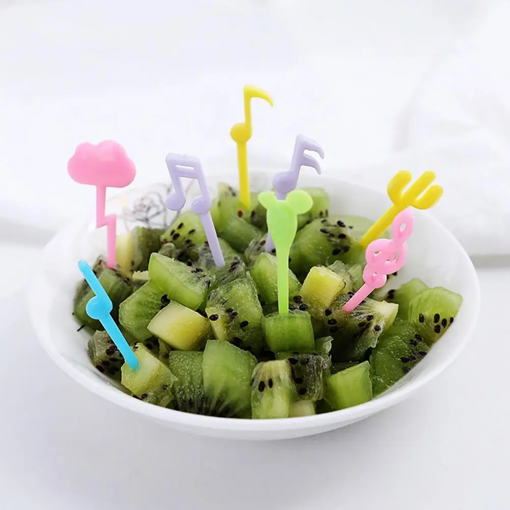 18 шт. Забавные милые Мультяшные вилки для фруктов |