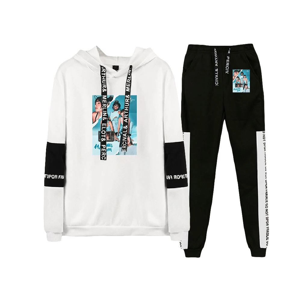 

print Aitana Ocana Pullover Pants Harajuku Hoodies Two Piece Set Men Womens Clothes Cosplay Hoodie Sets Singer 2 Piece set