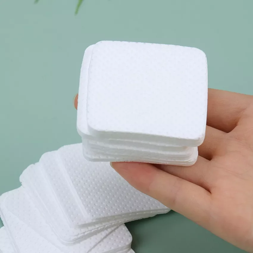 

100PCS/Pack Lint-Free Paper Cotton Wipes Eyelash Glue Remover Wipe Clean Cotton Sheet Nails Art Cleanin Cleaner Pads