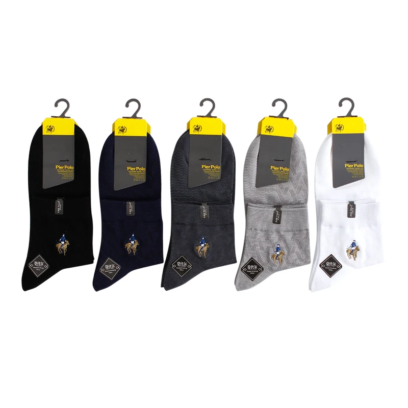 Men's cotton socks NEW 5 pairs / batch black business men's modal plant fiber socks men's breathable spring and autumn socks