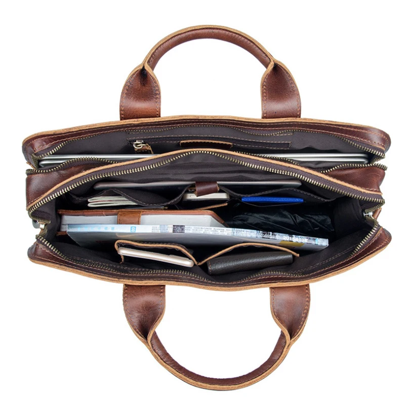 Рисунок 3 - Ручная работа, мужской портфель из чистой кожи