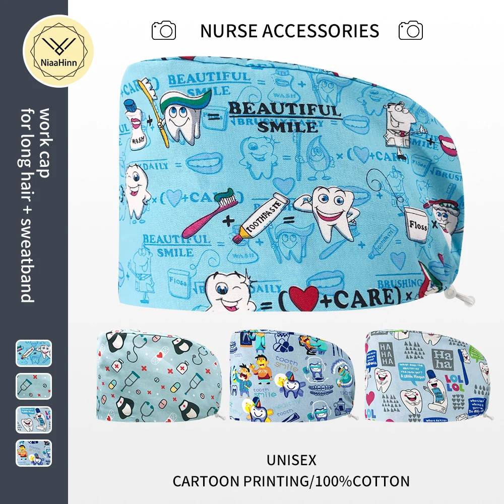 

Клинические хирургические шапки унисекс, шапки для операционной, шапки для медсестер, шапки для ветеринарных врачей, шапки для салонов крас...