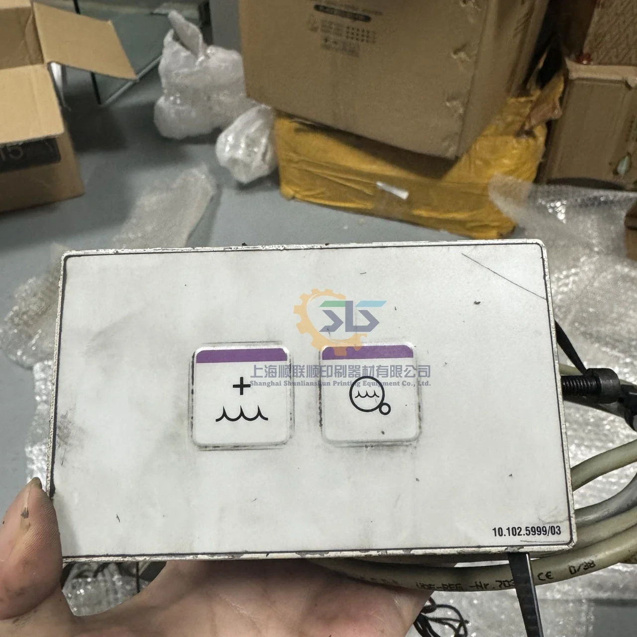 Оригинальная панель 10.102.5999 для запасных частей офсетной печатной машины SM102 CD102