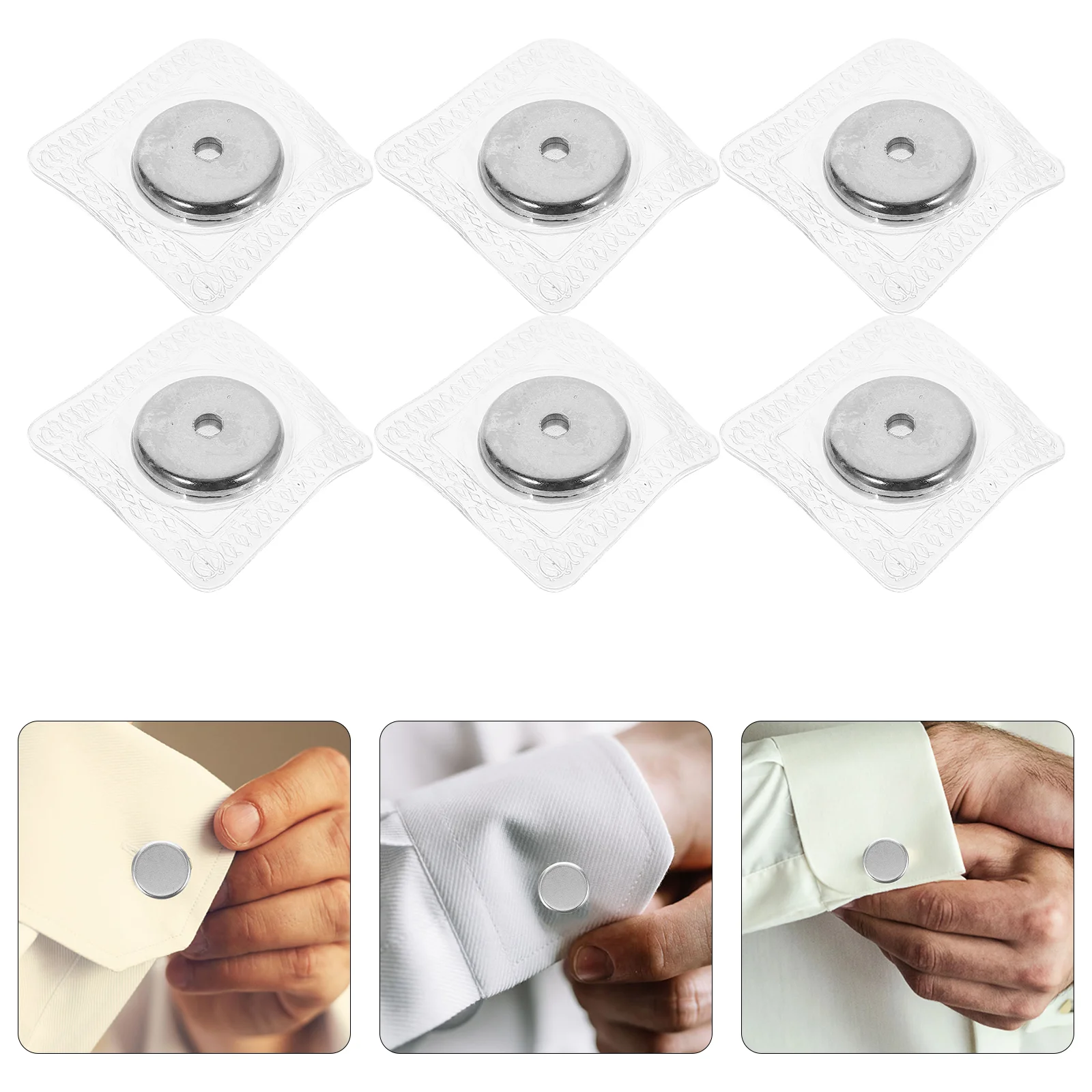 

10 Pairs Window Curtains Buckle Magnetic Holders Tieback Round Holdback Buckles For