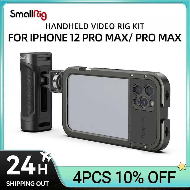 

SmallRig Video Cage Kit Smart Phone Handheld Video Cage Rig kit for iPhone 12 Pro / Pro Max 3175/3176