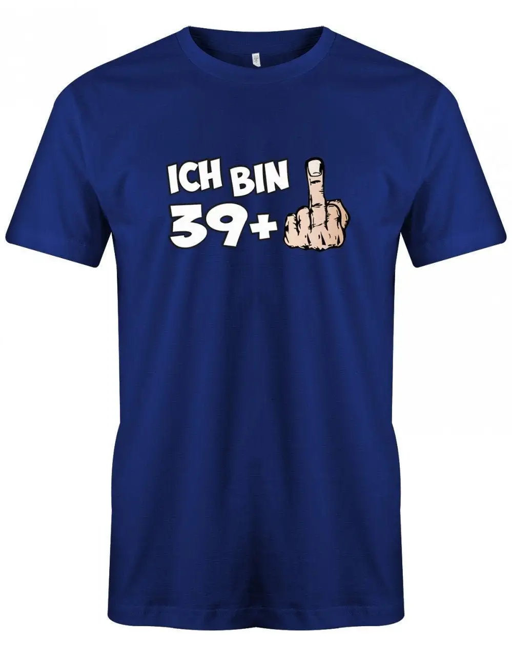 Фальшивая футболка 40 Jahre Ich Bin 39 Plus 1 Mittelfinger Zum geschenkidea Männer
