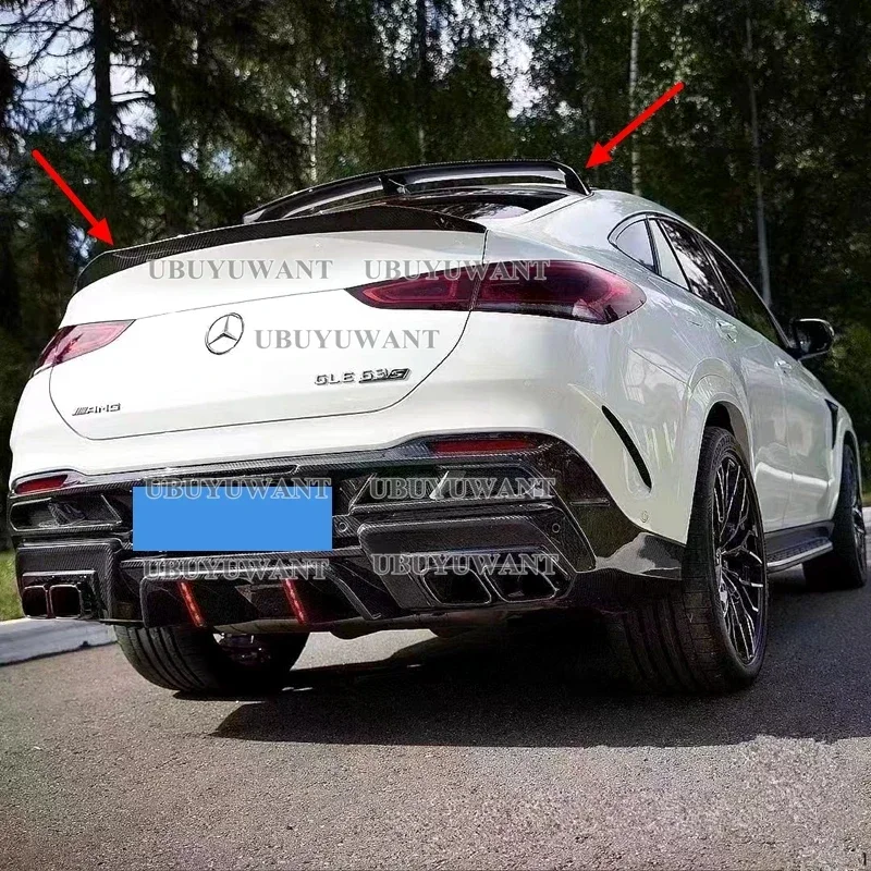 Задняя Крышка багажника Ducktail спойлер Крылья для Mercedes GLE Coupe W167 C167 320 350 400 450 53 AMG