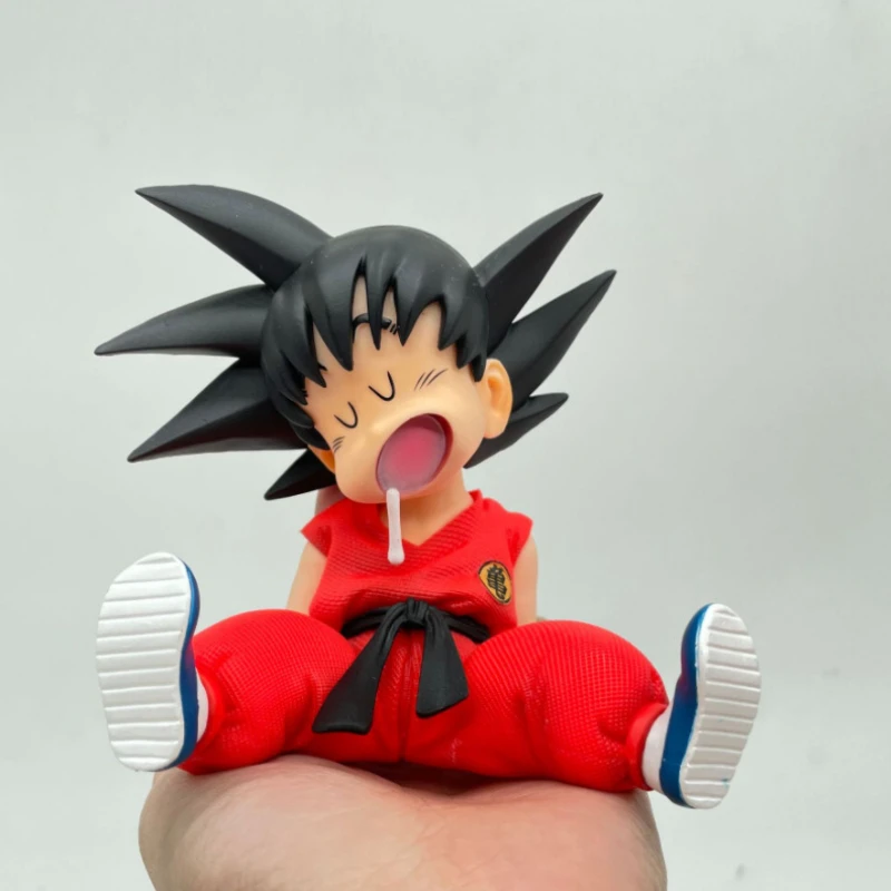 

Anime Dragon Ball Figure Childhood Son Goku Model Toy GK Sleeping Scene Doll Decoration toys Gift 10CM