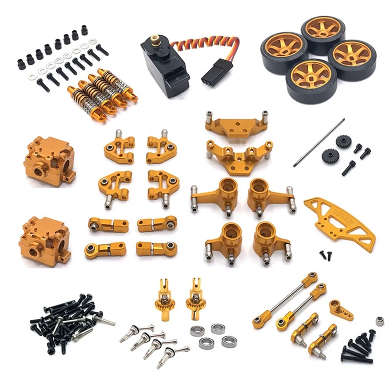 1 Set Metal Upgrades Kit Drive Shaft Pull Rod Swing Arm For Wltoys 284131 K969 K989 1/28 RC Car Parts