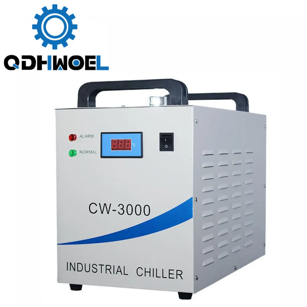 

QDHWOEL CW-3000AG Co2 Laser Water Chiller for Cooling A Single 80W Laser Tube