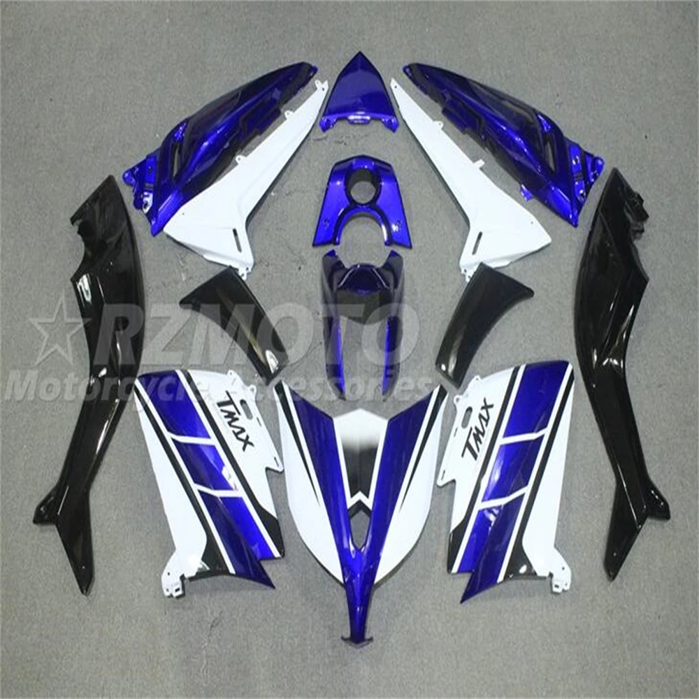 

New ABS JP Motorcycle Fairings Kit Fit For YAMAHA TMAX530 2012 2013 2014 T-MAX 530 12 13 14 TMAX Bodywork Set White Blue