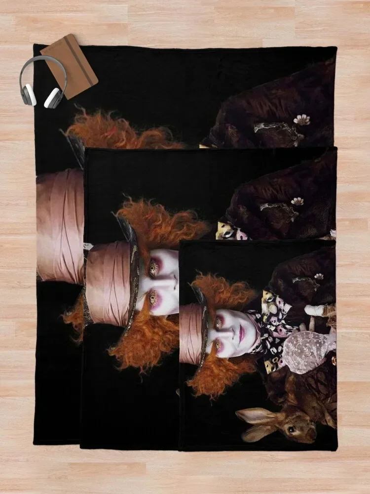 Диванное одеяло mad hatter теплое зимнее покрывало для дивана декоративное